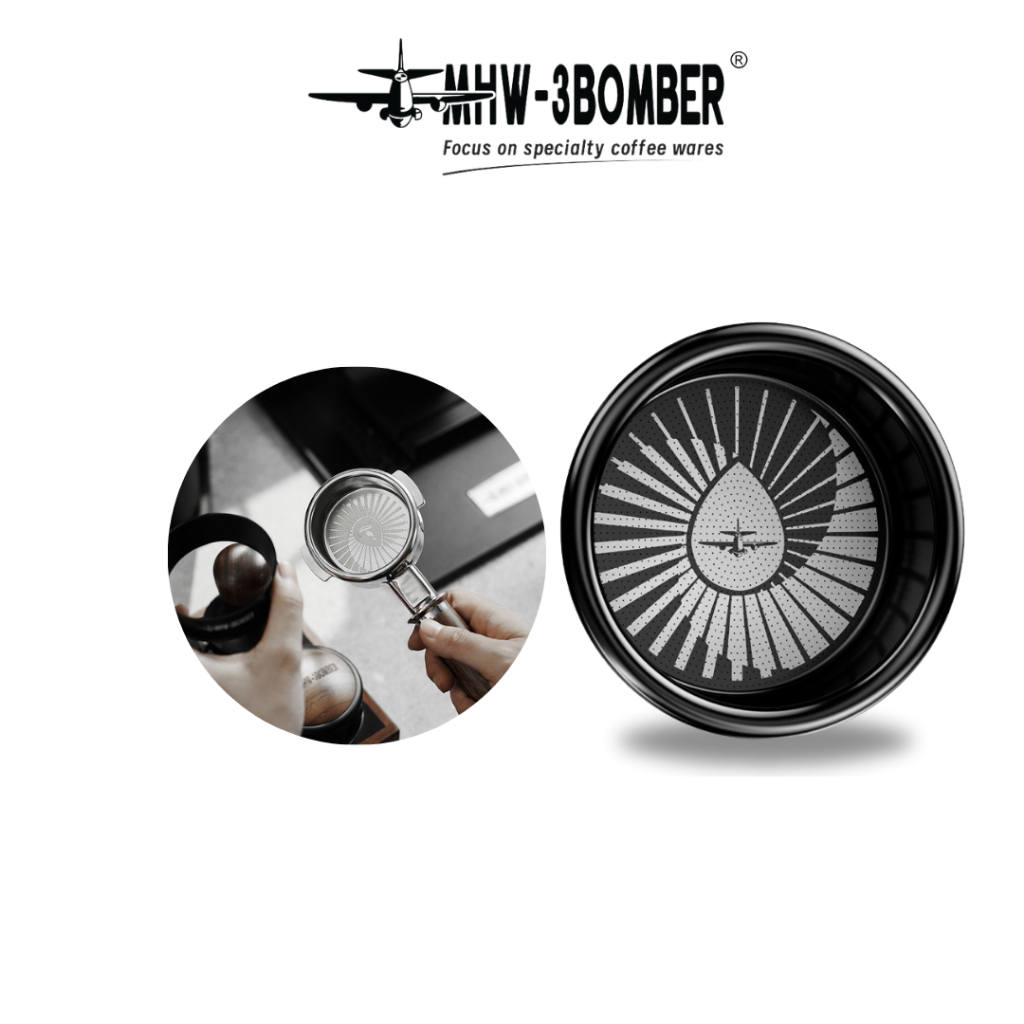 MHW-3BOMBER -JusBean Filter Basket (58.5mm 18g) – สําหรับสกัดเอสเปรสโซที่มีความแม่นยํา