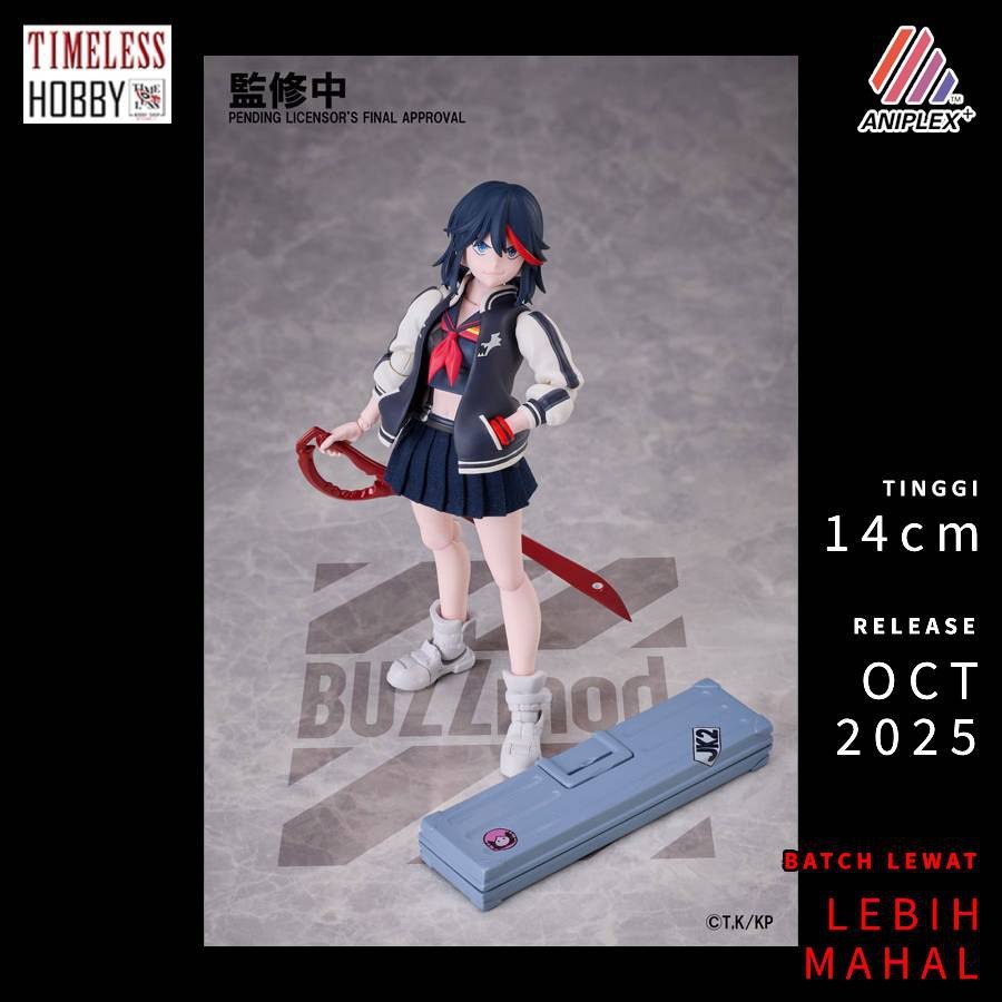 ANIPLEX Ryuko Matoi Action Figure BUZZmod 1/12 KILL la KILL วิ่งตัดเสื้อผ้าหญิง double ortho suit