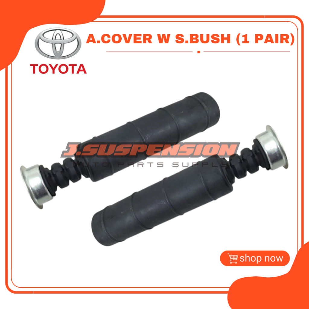 ฝาครอบโช้คอัพหลัง Toyota 17MM พร้อมบุชเพลา - Toyota Vios NCP42 (48341-0D040)