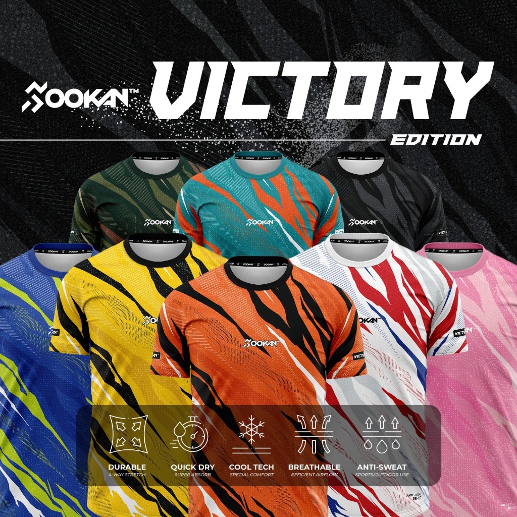 VICTORY EDITION SOOKAN JERSEY RUNNING SPORT JERSEY MICROFIBER OUTDOOR JERSEY 2024 BAJU SUKAN