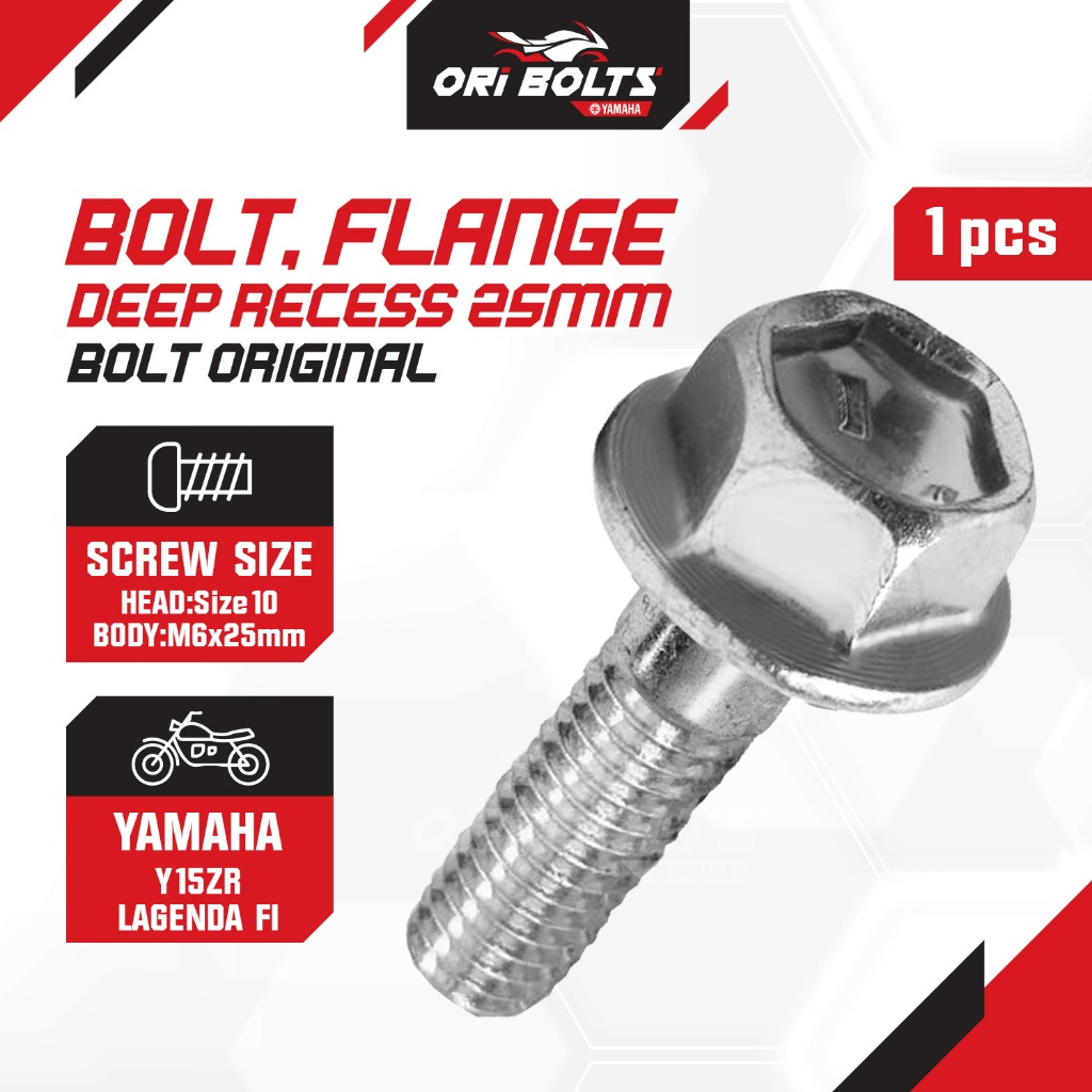 95D32-06025 Yamaha Y15ZR Y15 (1918) หัวฉีด Bolt Ikat Tapak Coolant Lagenda FI (0612)