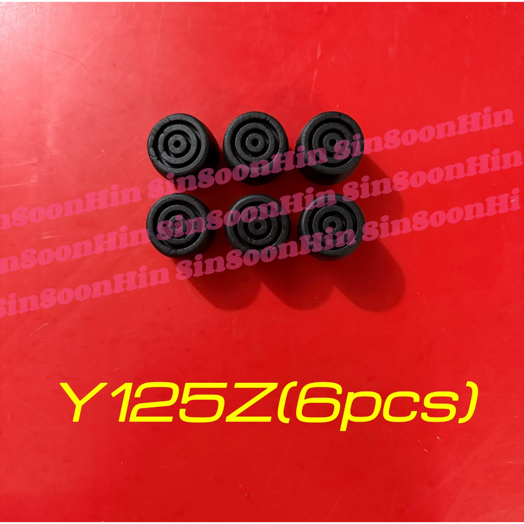 Yamaha Y125ZR Y125Z ชุดแดมเปอร์ที่นั่ง - 6 ชิ้น getah bawah kusyen 6biji moto y125 y 125z 125zr
