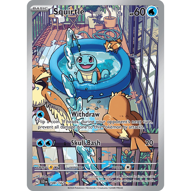 Pokemon Stellar Crown - ฝาครอบสติ๊กเกอร์การ์ด | ไม่ใช่ TCG อย่างเป็นทางการ | เหมาะกับการ์ด TNG, Debit & TCG-Size