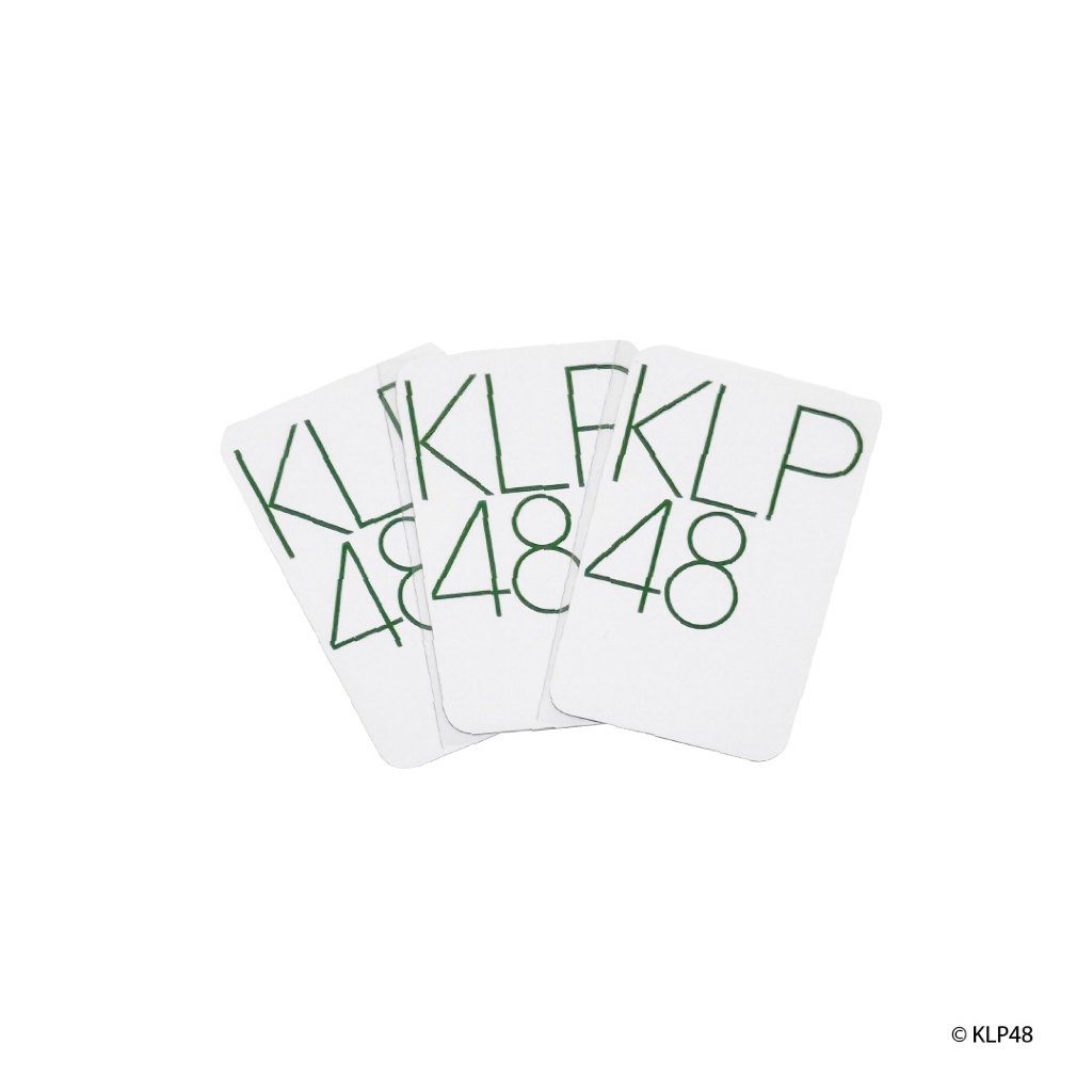 การ์ดรูปถ่ายอย่างเป็นทางการ KLP48 (1 แพ็ค 3 ชิ้น - สุ่ม) / Kad Foto Rami KLP48 (1 แพ็ค 3 เก๊บ – Rawa