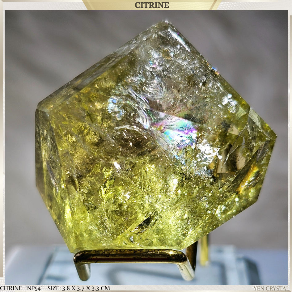 CITRINE ฟรี FORM*PREMIUM GRADE CRYSTAL STONE*[NP54] - สมบูรณ์แบบในการดึงดูดความอุดมสมบูรณ์และความมั่