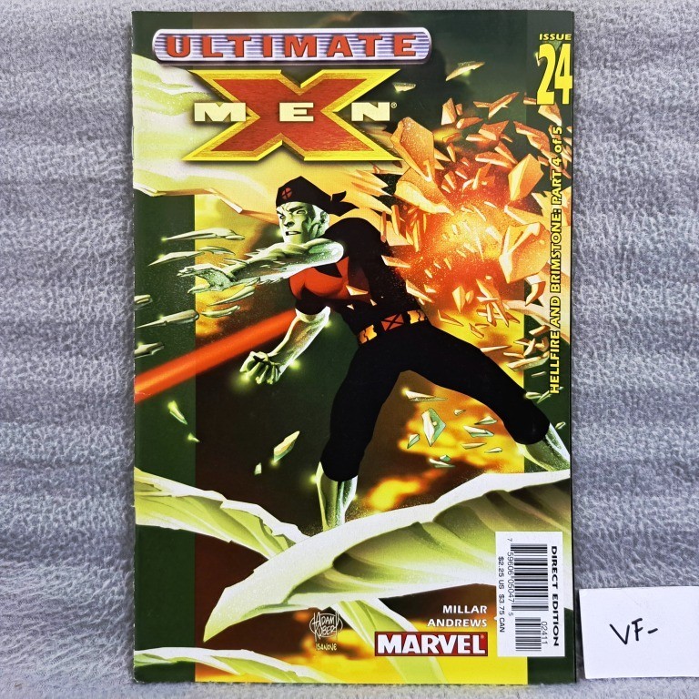 Ultimate X-Men 24 (ซีรีส์ที่ 1) Marvel Comics (Adam Kubert, Mark Millar, Kaare Andrews)