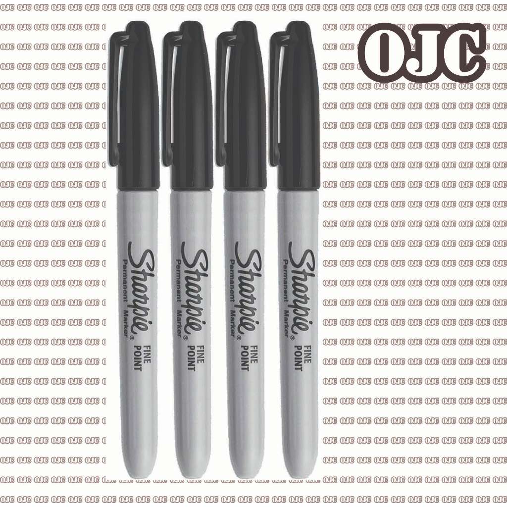 Sharpie Fine Color ปากกามาร์กเกอร์ถาวร-สีดํา