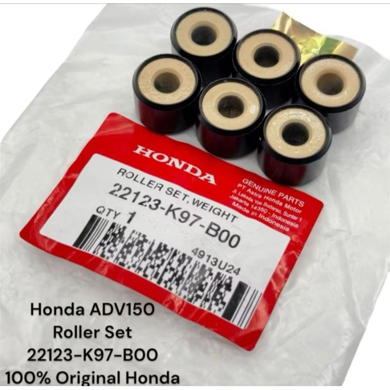 22123-K97-B00 LOKAL ROLLER WEIGHT SET 20 GRAM ADV 150 KOW PCX 150 K97 160 K1Z LOCAL ESP