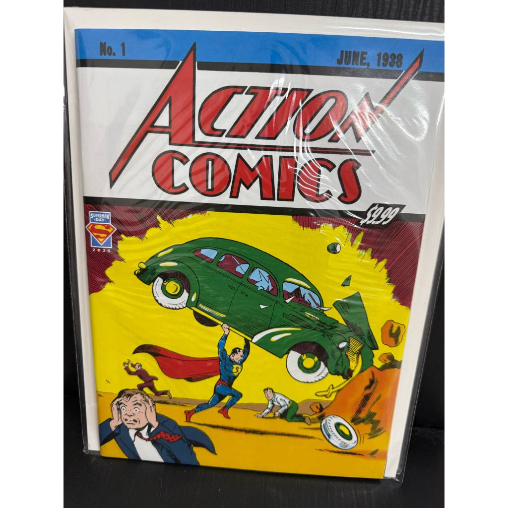 SUPERMAN DAY 2025 ACTION COMICS 1 FACSIMILE EDITION **GOLDEN AGE SIZED**