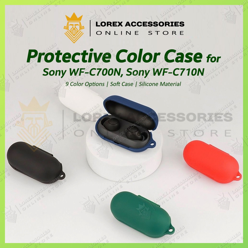 เคสสําหรับ Sony WF-C710N / Sony WF-C700N, ปกอ่อน, ปลอกวัสดุซิลิโคน, ตัวเลือก 9 สี (สําหรับ wf c710, 