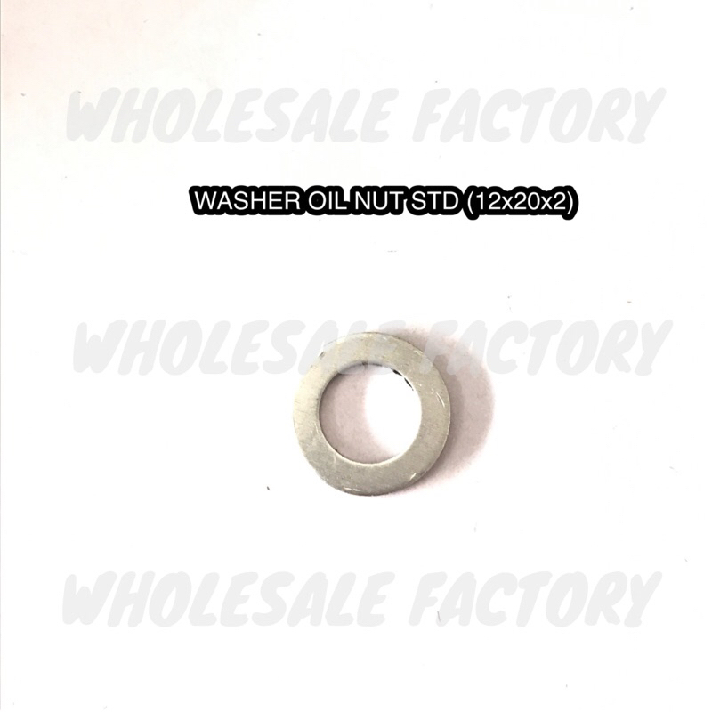 WASHER OIL NUT STANDARD (12 x 20 x 2) WASHER MINYAK ENJIN SCREW