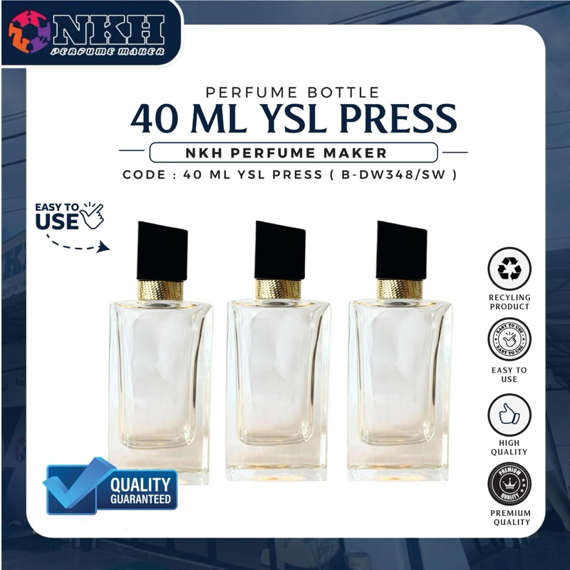 [ 1 ชิ้น ] EMPTY PERFUME OIL BOTTLE 40ML Y5L PETAK PRESS (B-DW348/SW)