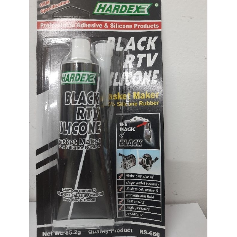 HARDEX BLACK RTV SILICONE GASKET MAKER 85.2G