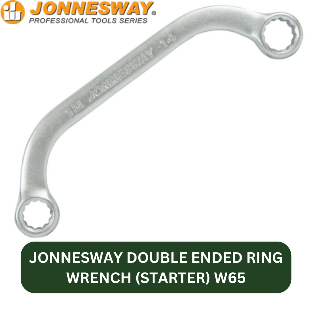 JONNESWAY DOUBLE ENDED RING WRENCH (STARTER) W65