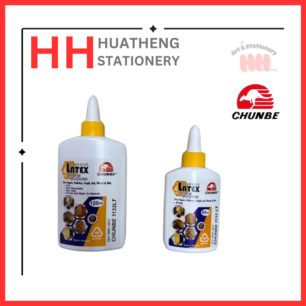 Chunbe 1131LT กาวลาเท็กซ์ 60ml 1131 LT ไม้ กระดาษ ผ้า งานฝีมือ