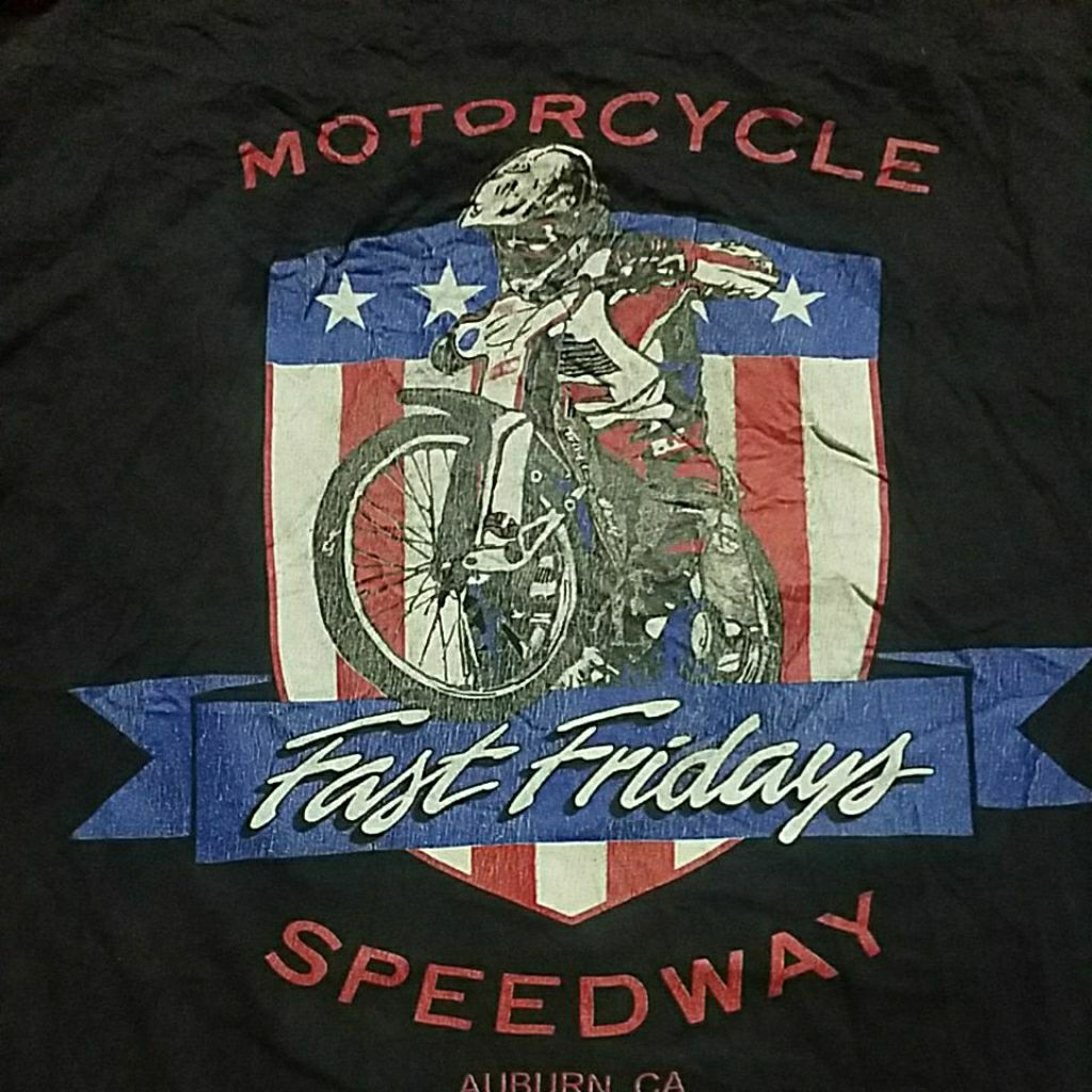 เสื้อ MOTORCROSS FAST FRIDAY SPEEDWAY SIZE 19X27 INCH
