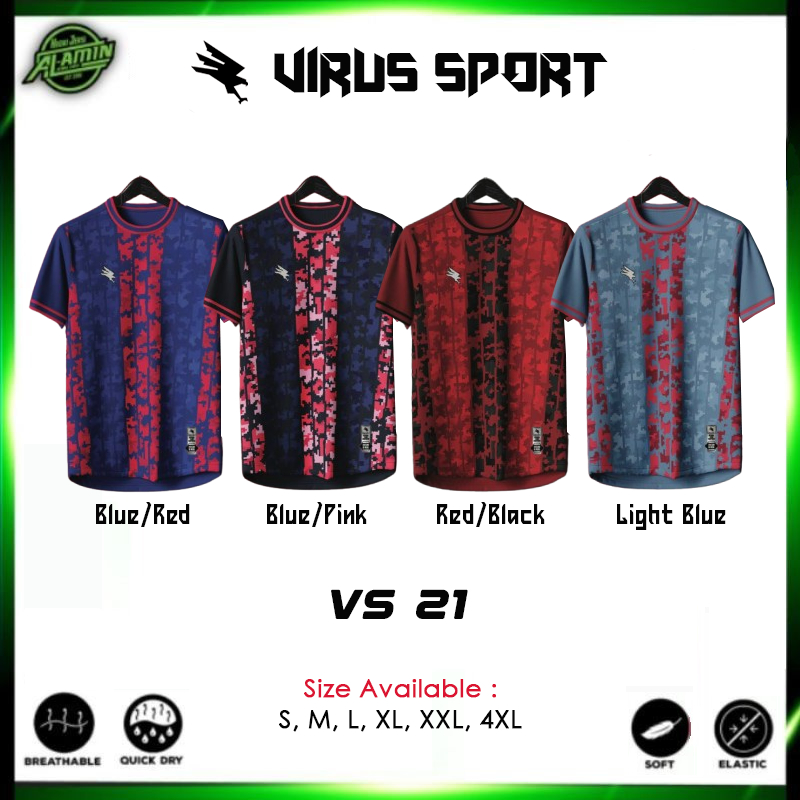 Virus Sport Code VS21 Jersey เหมาะสําหรับกีฬา Virus Sport สบาย
