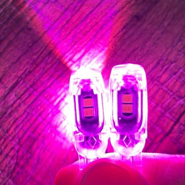 T10 LED สีม่วง Super Flash UNGU THAILOOK STRBE LIGHT T10 UNIVERSAL FLASH LCV1 RS150 Y15ZR LCV8 LC135