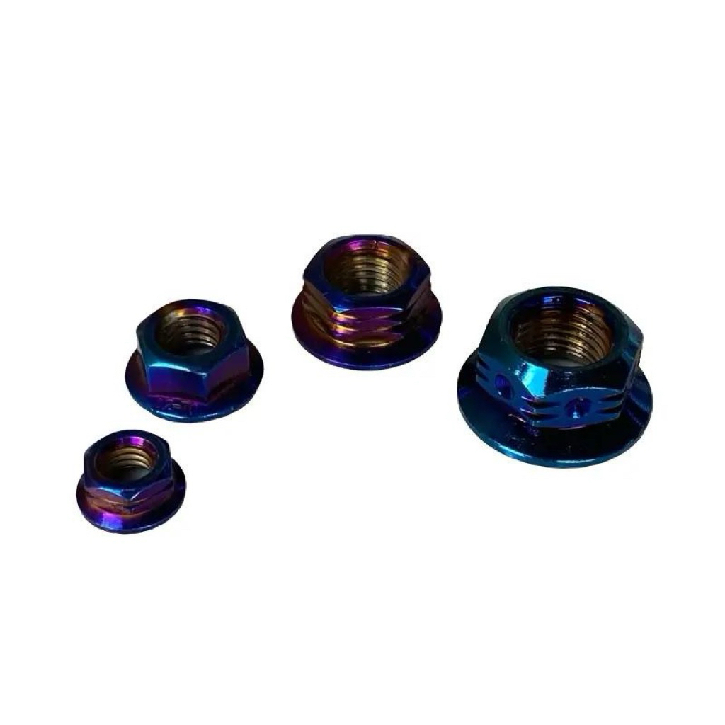 NUT COLOUR TITANIUM M6 M8 M10 M12