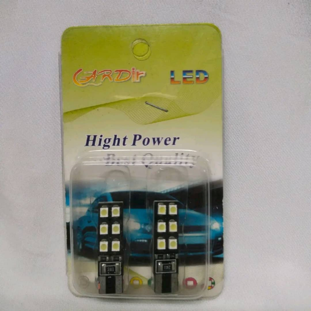 LED T10-12P สีขาว 2 ชิ้น