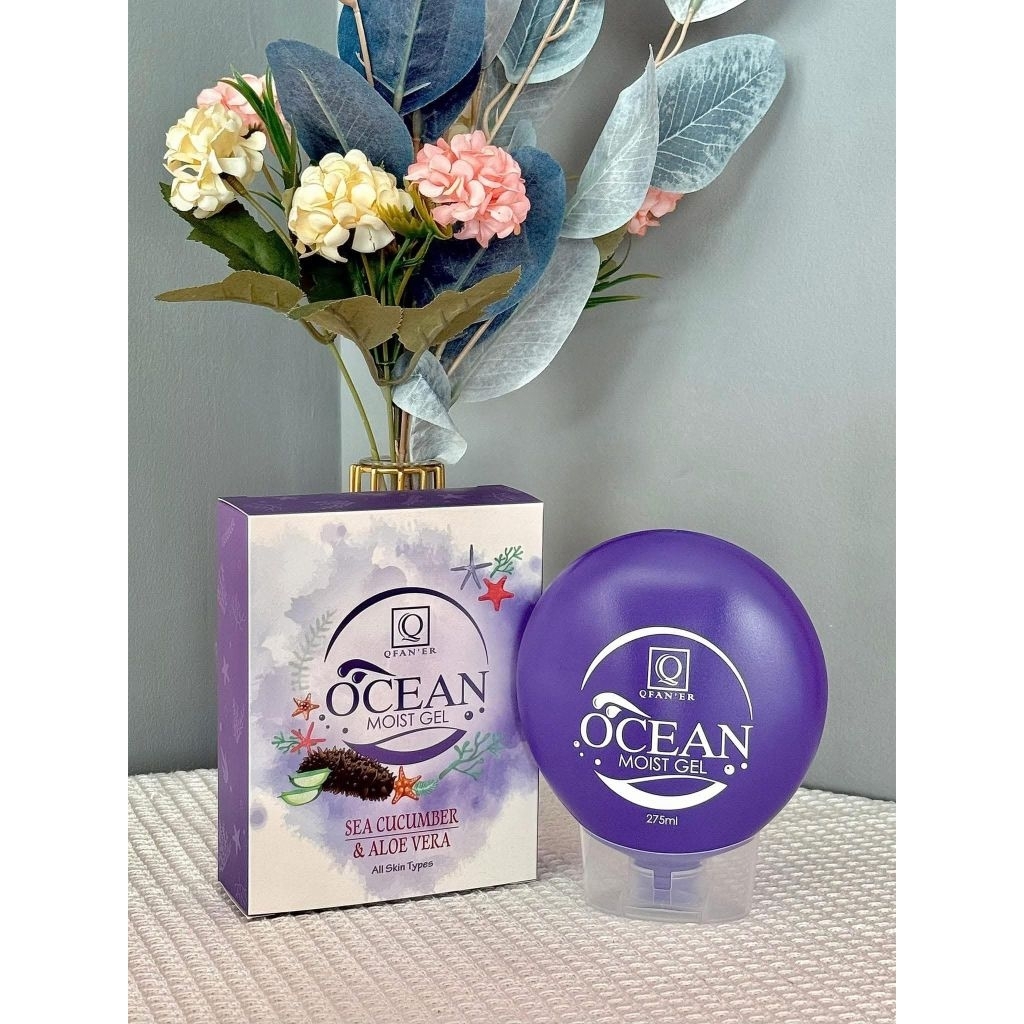 ️ 275ml Ocean gel Sea Cucumber Aloe Vera gel Color Royal Purple (Exp: 2027)