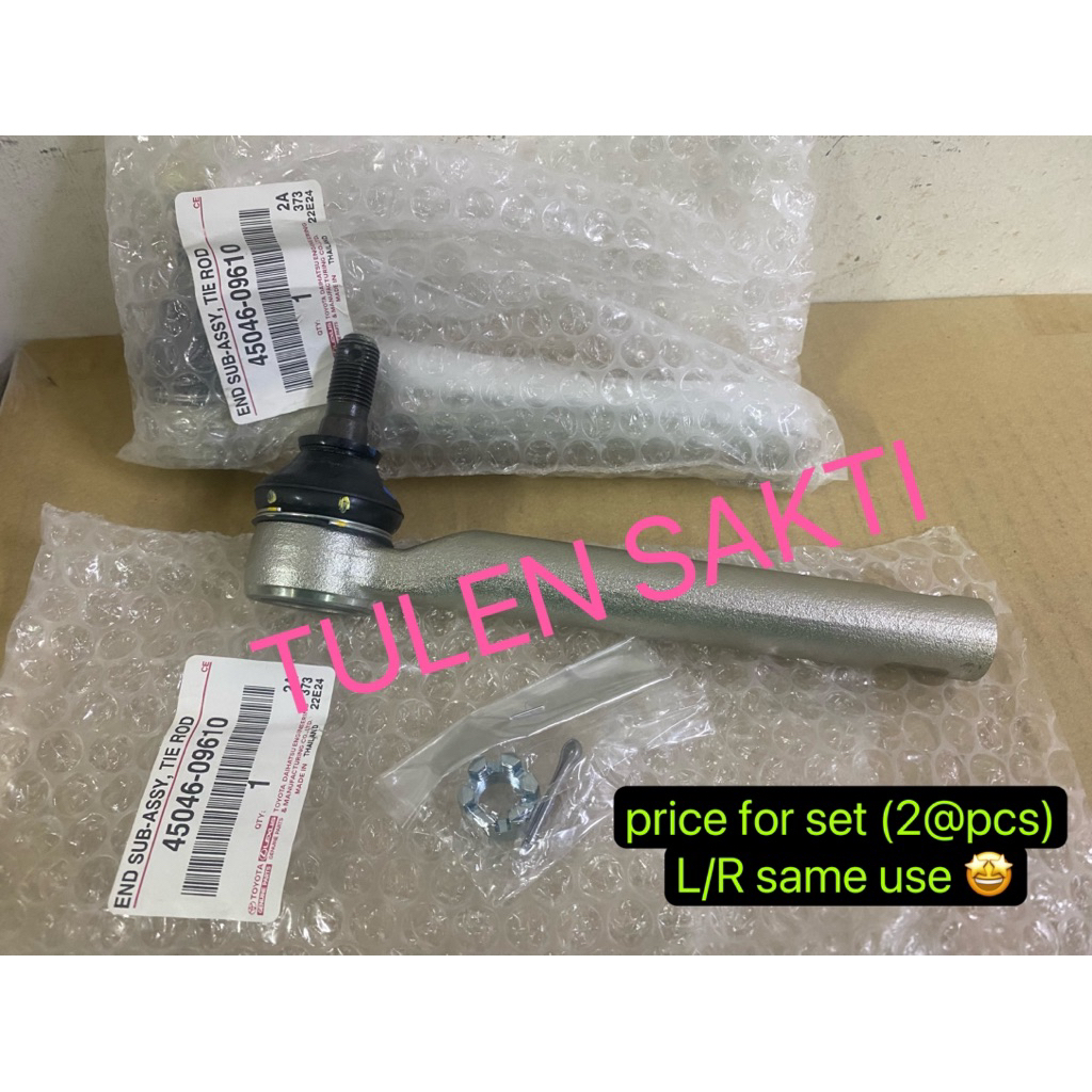 TOYOTA ALTIS (2008-2019) TIE ROD END L/R ZZE141 ZZE142 ZRE142 ZRE143 ZZE172 ZRE172 ZRE173 (2@) > 450