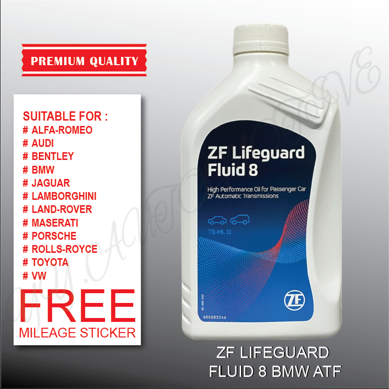 ใหม่ BMW AUTO OIL 1L SERIES 3 4 5 7 F10 F30 ZF LIFEGUARD 8HP ATF TRANSMISSION OIL 8 SPEED 5961.1308.