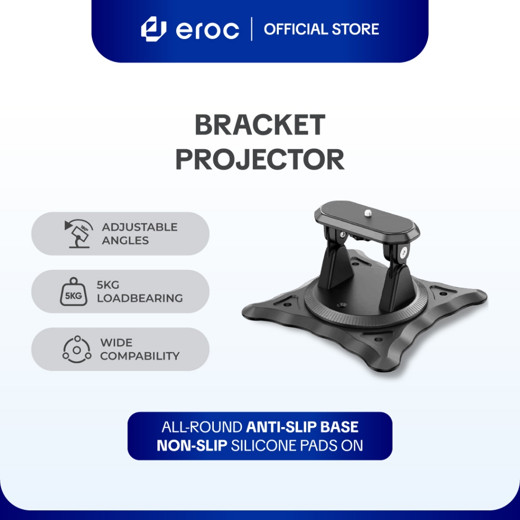 Eroc Multi-Functional Gimbal Projector Mount 180 การปรับที่มีความยืดหยุ่น