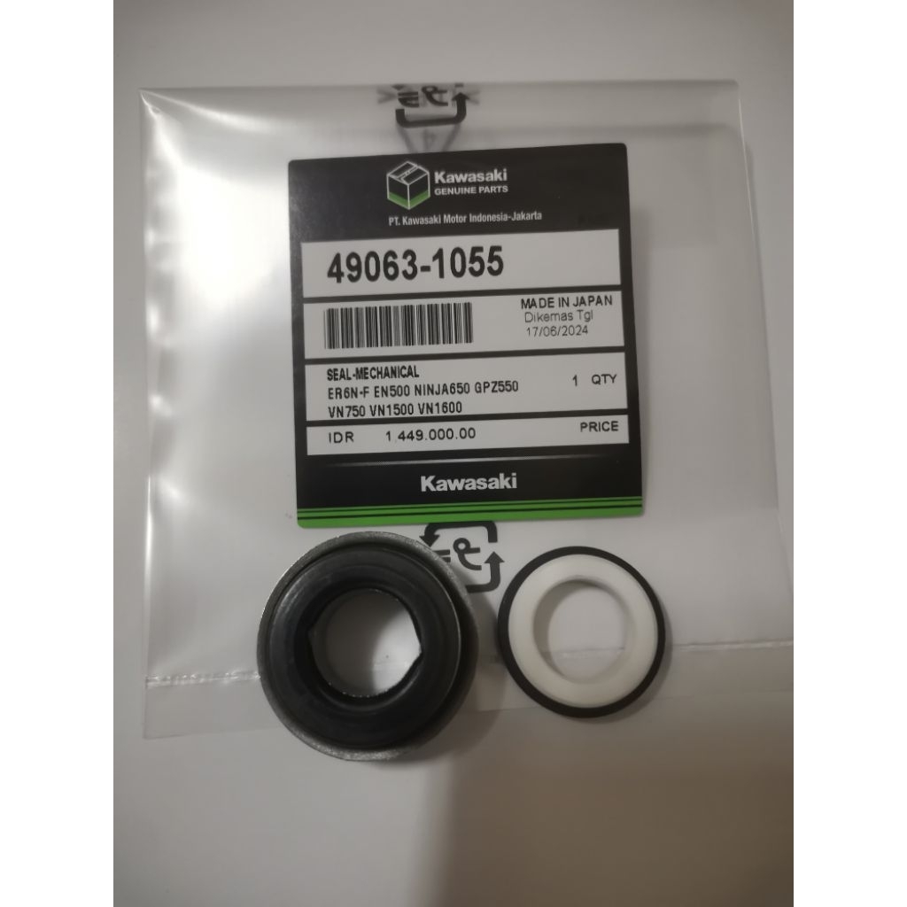 KAWASAKI 49063-1055 ซีลปั๊มน้ําสําหรับคาวาซากิ VN750/400/800/1500 Vulcan VN400 EX650 Ninja 500R/250 