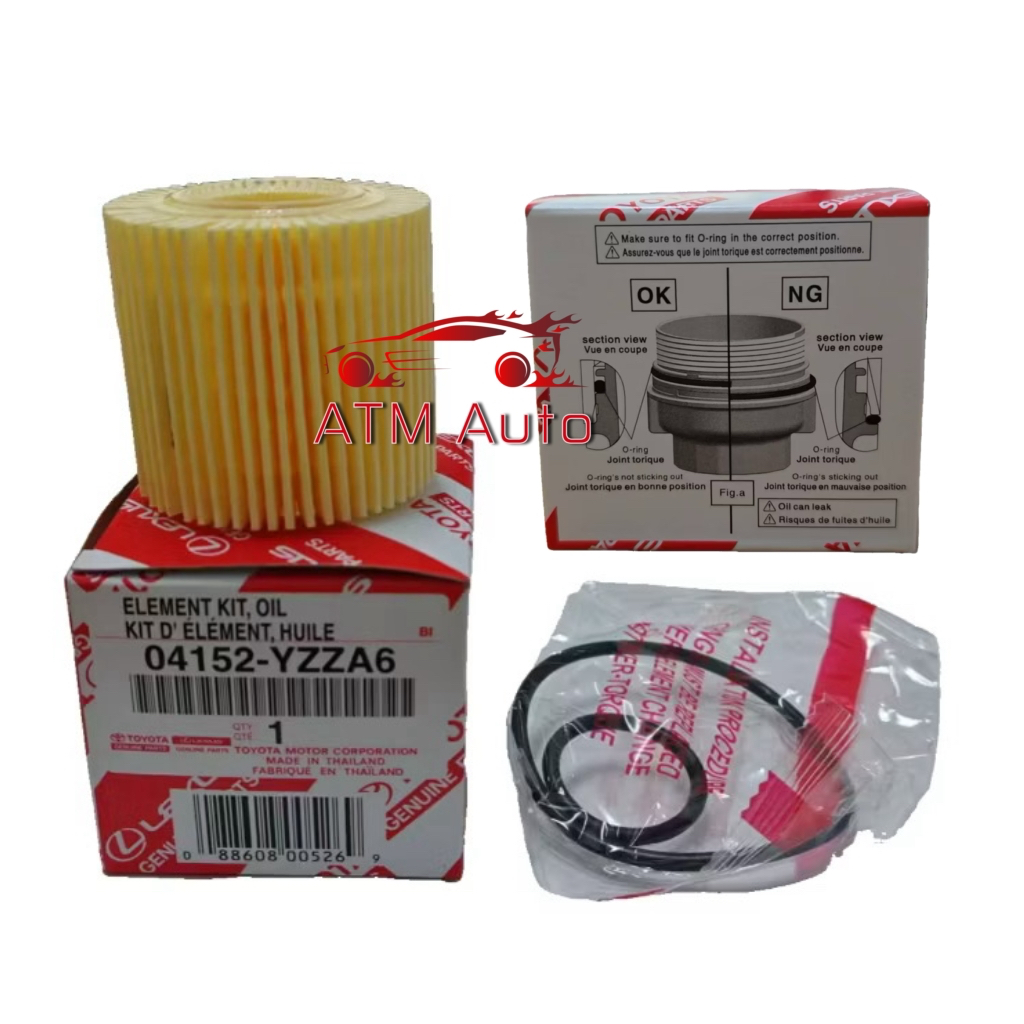 Toyota C.Altis, Harrier, Prius, Wish & Lexus CT200H, NX200T Oil FIlter (04152-YZZD6/04152-YZZZA6)