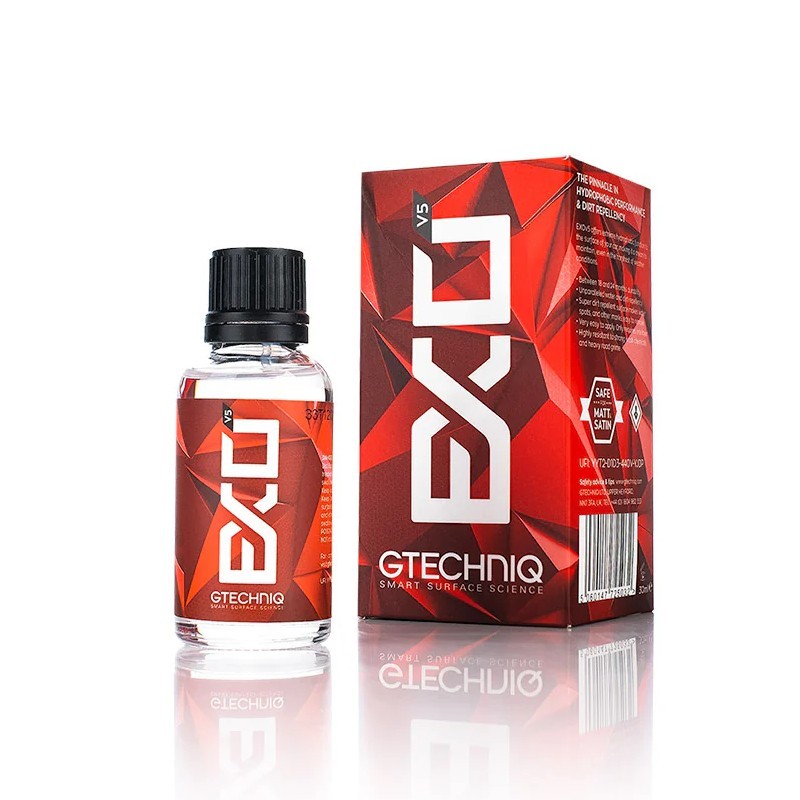 GTECHNIQ EXO V5 Ultra Durable Hydrophobic Coating 30ml - เคลือบเซรามิกไฮบริดสําหรับ Hydrophobic