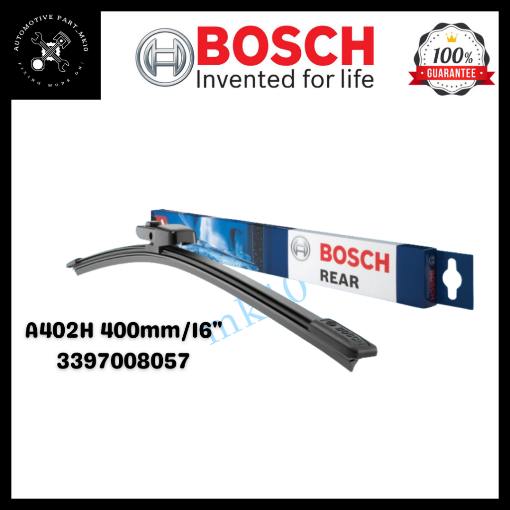 BOSCH ที่ปัดน้ําฝนหลัง A402H 400mm/16" 3397008057 Audi A4 Allroad A6 Q3 RS S4 Avant Mercedes-Benz V-