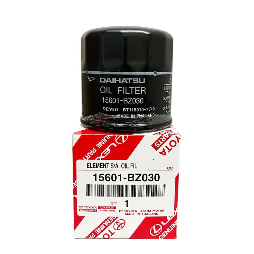 15601-BZ030 / BZ010 กรองน้ํามันเครื่อง Toyota สําหรับ Avanza , Daihatsu , Perodua
