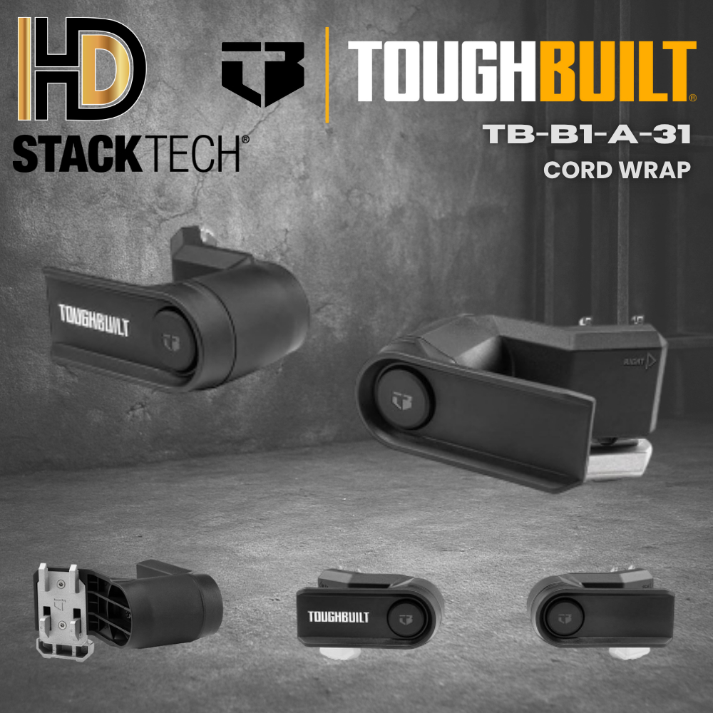 TOUGHBUILT STACKTECH Cord Wrap / Heavy Duty Cord Wrap / TB-B1-A-31