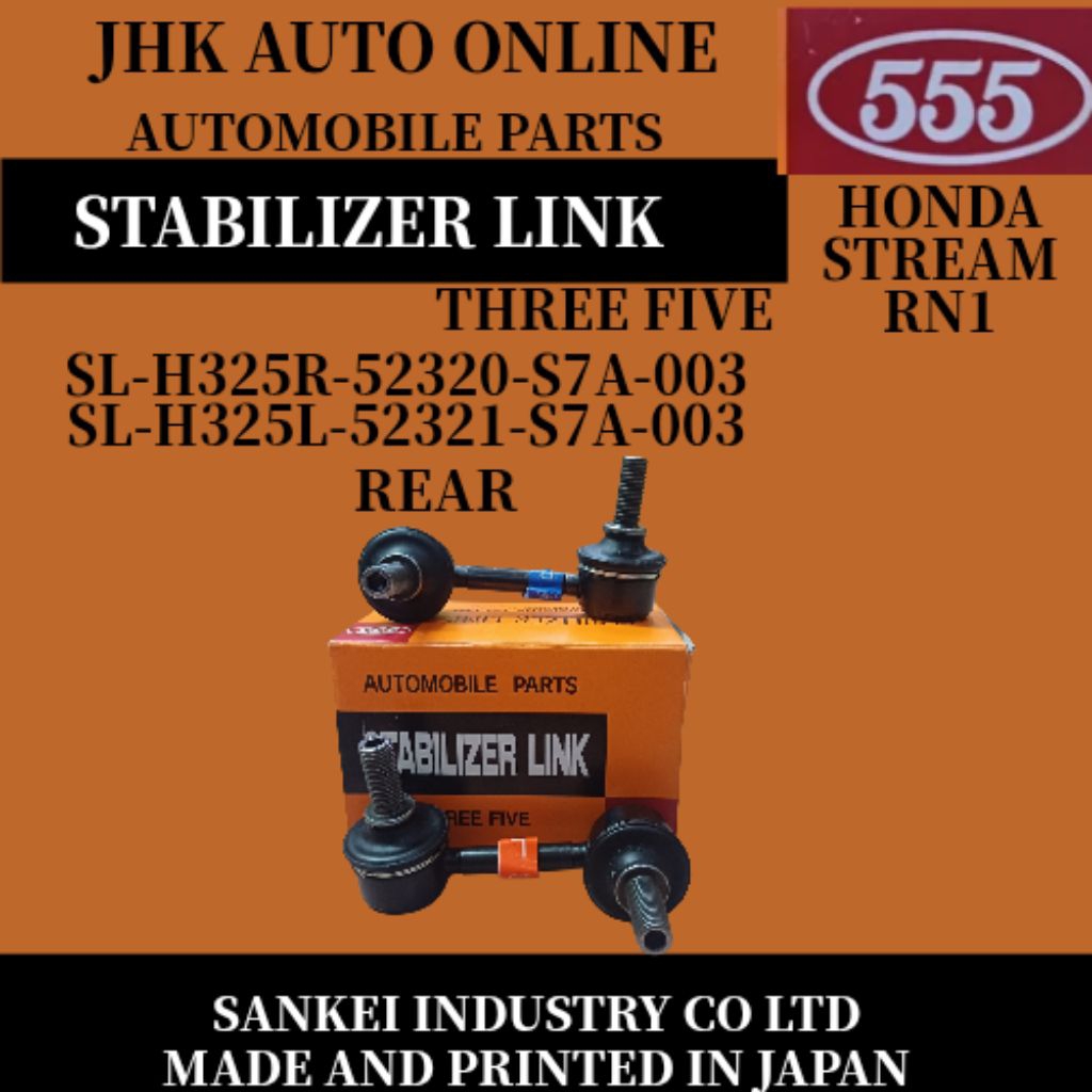 SL-H325R/L STABILIZER LINK ด้านหลัง HONDA STREAM RN1 RN6 S7A S7A 100% ราคาสามใหม่สําหรับ 1 ชุด