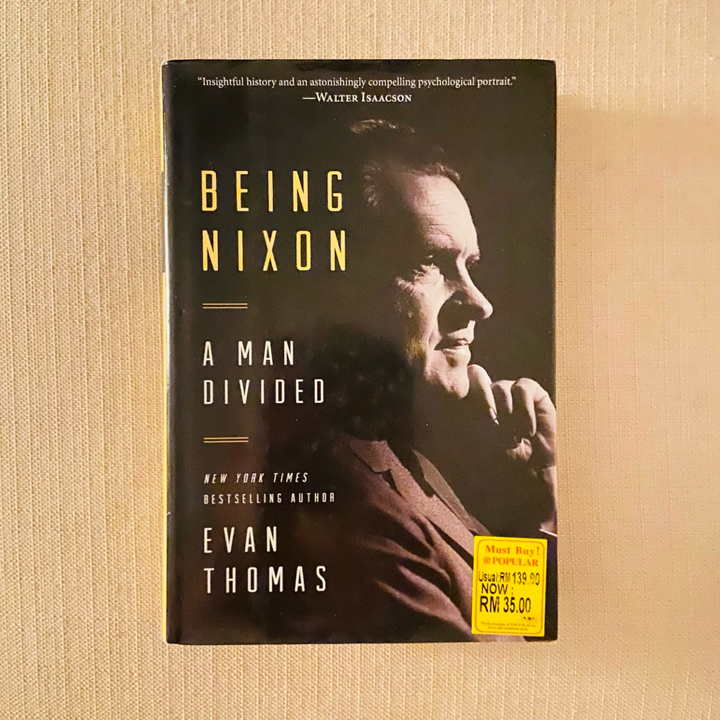(ปกแข็ง) Being Nixon A Man Divided Evan Thomas หนังสือชีวประวัติมือสอง