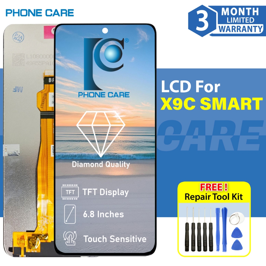 เข้ากันได้กับ Lcd สําหรับ HONOR X9C SMART