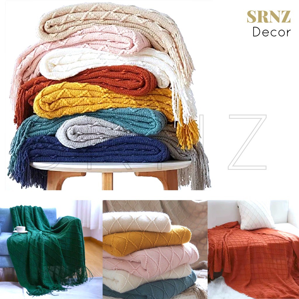 125x170 ซม.BOHEMIAN SOFA COVER THROW COVER SOFA BLANKET alas โซฟา ablas ผ้าคลุมเตียง