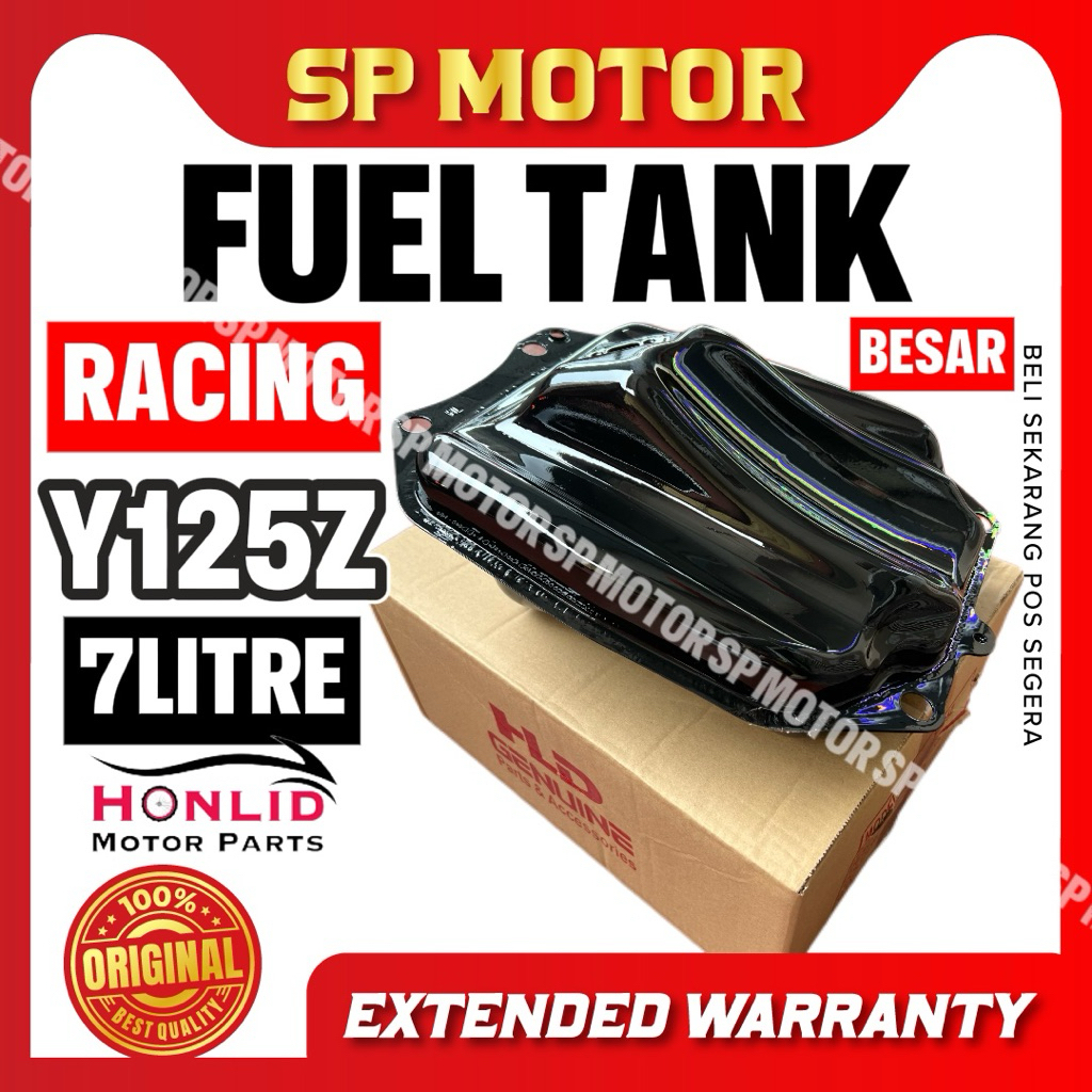 YAMAHA 125 125Z Y125Z LARGE FUEL TANK 7L PNP RACING ถังน้ํามันขนาดใหญ่ 7 LITRE RESISTANT HLD คุณภาพส