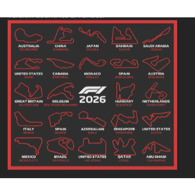 2026 สูตร 1 (Track & Venue)