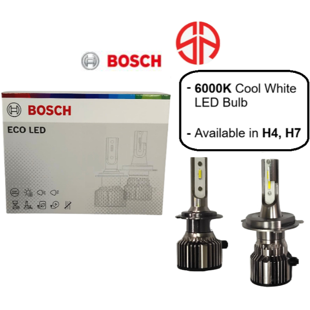6000K LED H4 H7 12V Bosch ECO 1987301700 1987301701 ไฟหน้าหลอดไฟ Retrofit P43t PX26d รถ Lorry รถมอเต