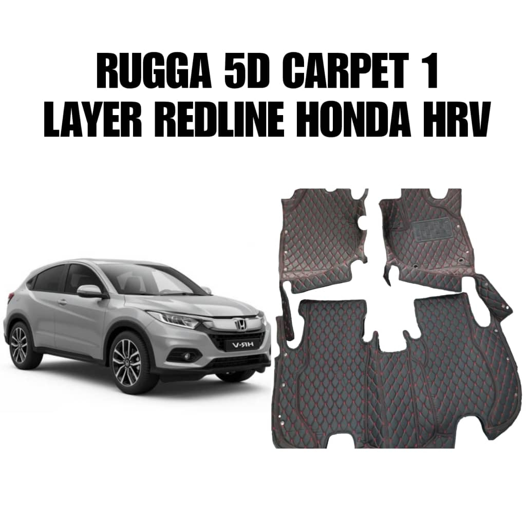 RUGGA 5D CARPET 1 LAYER REDLINE ONDA HRV 2016-2021 [ A07 ]
