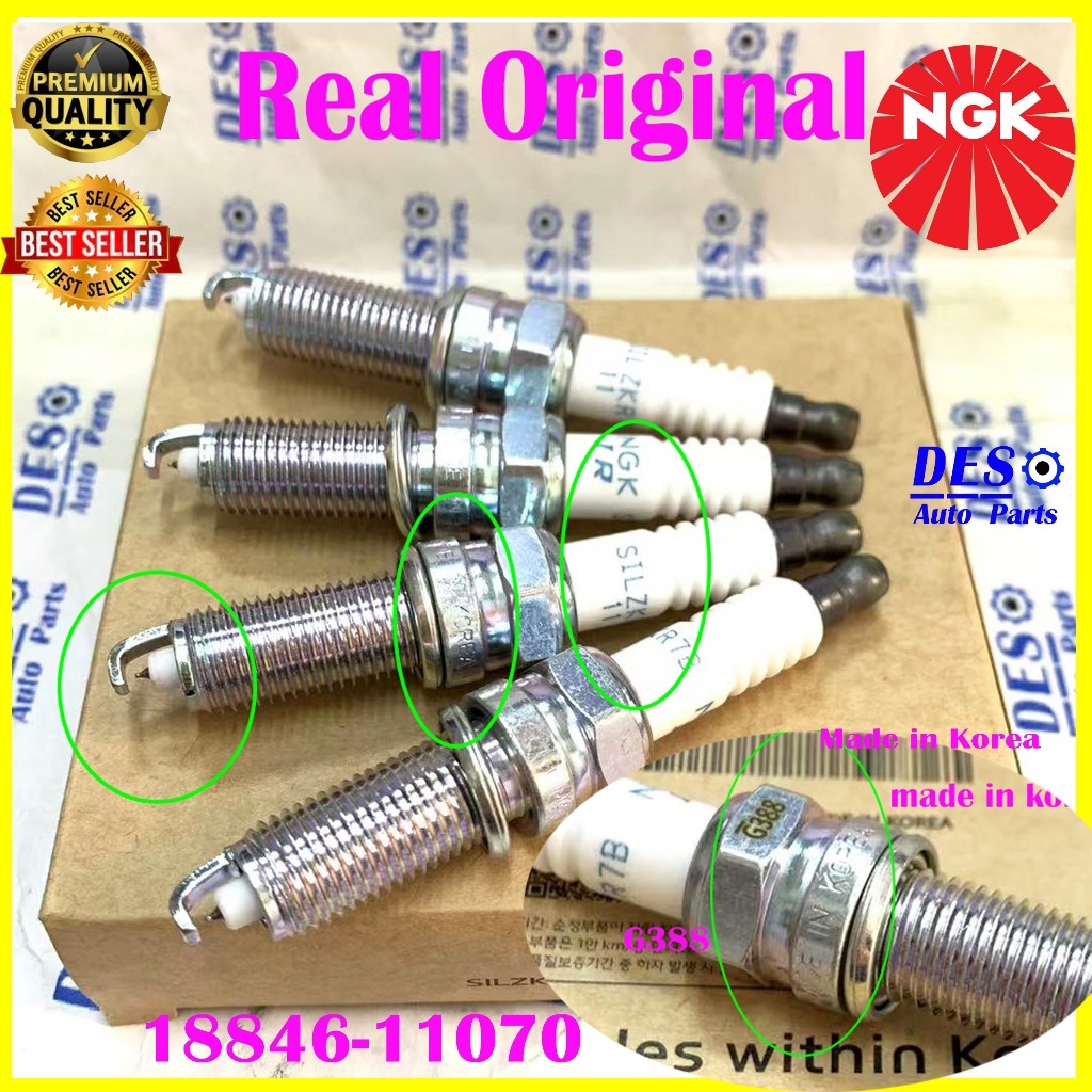4PCS SPARK PLUG IRIDIUM HYUNDAI ELANTRA MD1.8/I30/I40/EL17 2.0 /Subaru XV 2.0 2012-19/Forester 2.5 2