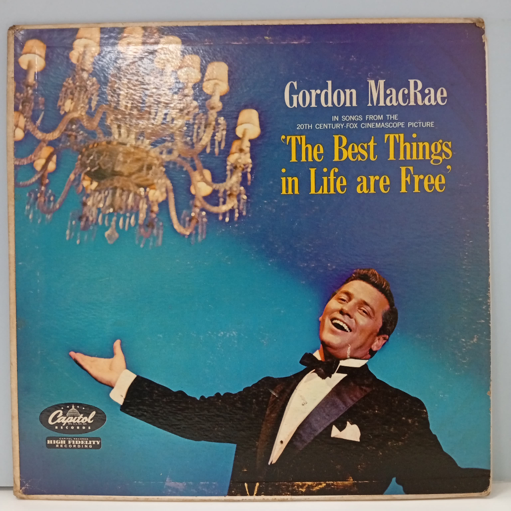 CC19-11 LP TERPAKAI [ GORDON MACRAE - THINGS ที่ดีที่สุดใน LIFE ARE FREE ] USED LP < G >