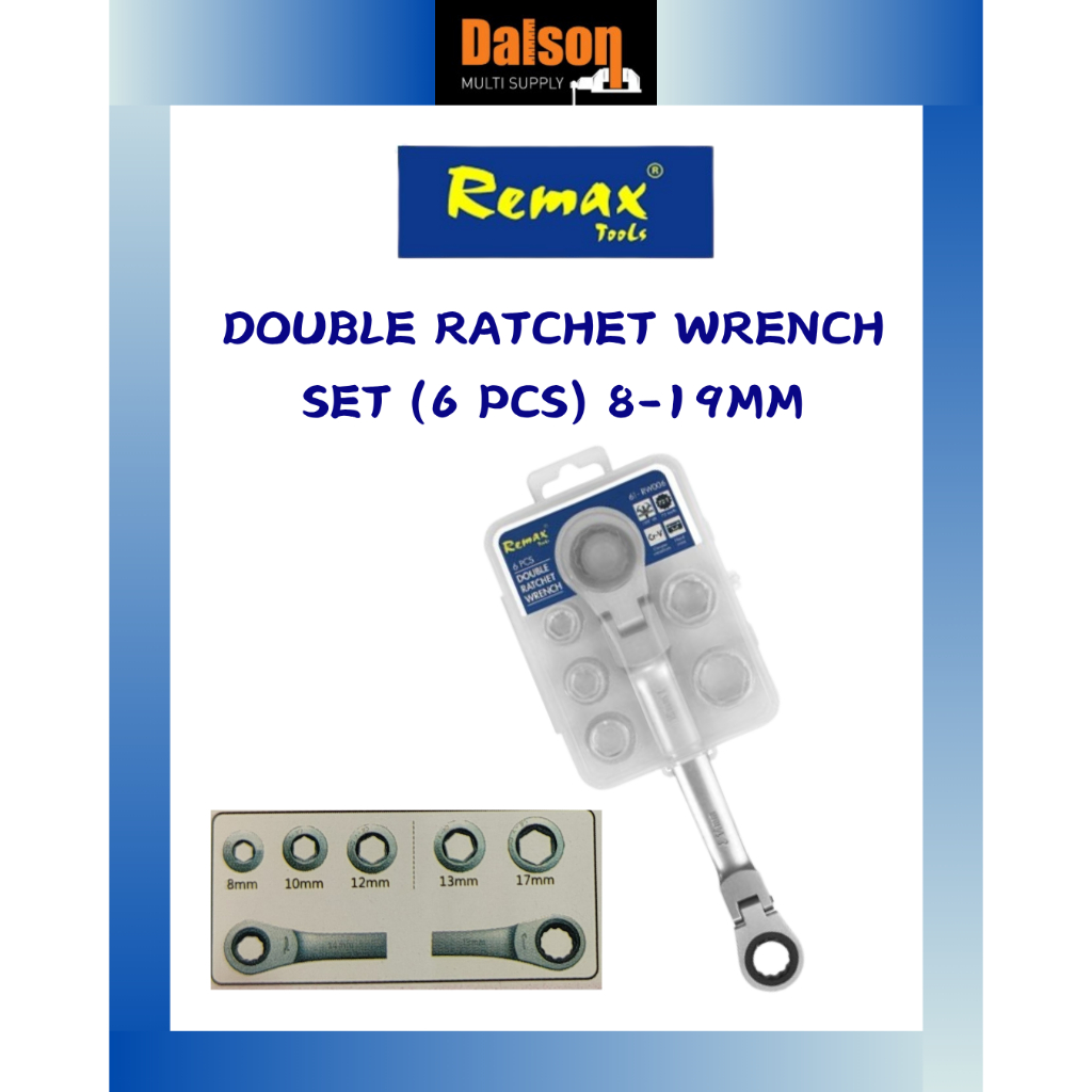 REMAX 61-RW006 ชุดรางคู่ (6 ชิ้น) 8-19MM