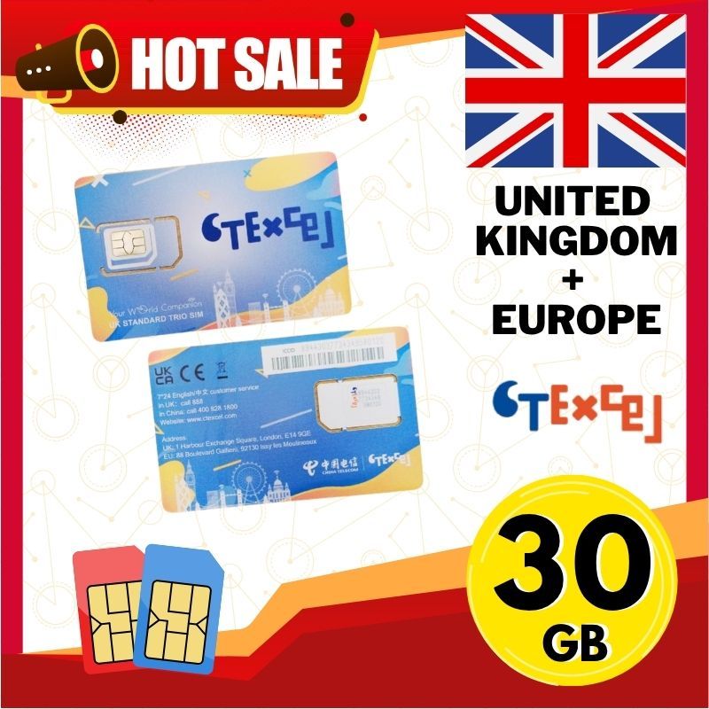 ซิมการ์ด UK UK+EU SIM อังกฤษ + ซิมการ์ดยุโรป, หมายเลขโทรศัพท์ซิมการ์ดสหราชอาณาจักร