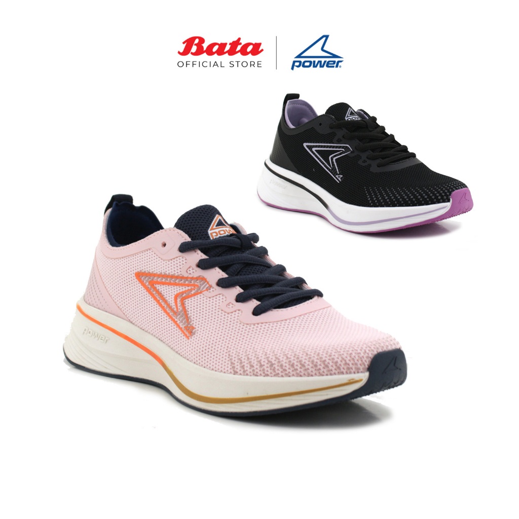 POWER Swift Women รองเท้าผ้าใบสีดํา/ชมพู 5286186/5289186 ผู้หญิง Kasut Kasual