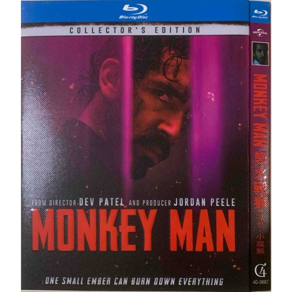 นําเข้า Blu-ray Monkey Man 2024 R 2h 1m