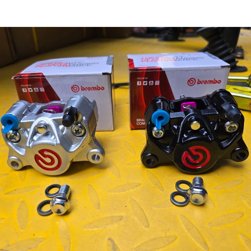 Brembo P34 โลโก้สีแดง Made In Vitenam 100% คุณภาพดี Siap ผ้าเบรค Y15 NVX Y16 Xmax Nmax Lc135 Rs150 V