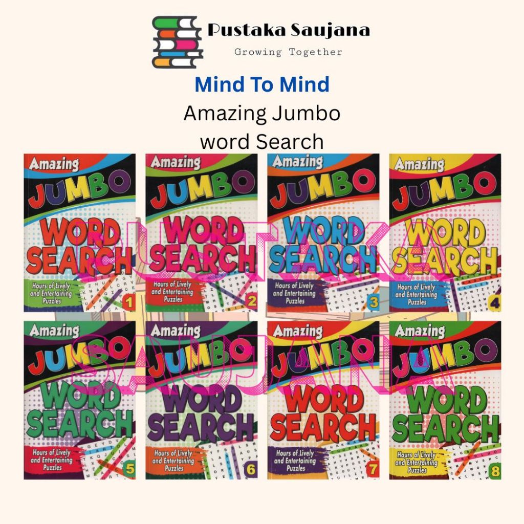 [SAUJANA] Mind To Mind Amazing Jumbo Word Search